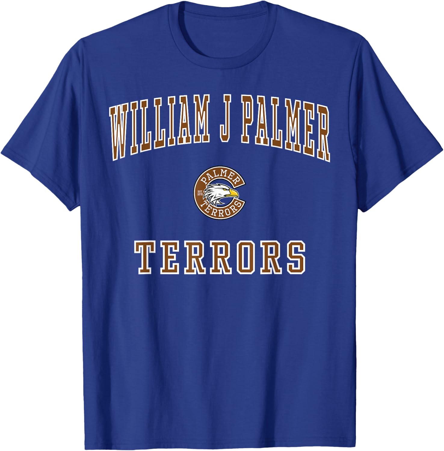 William J. Palmer High School Terrors C1 T-Shirt - T-Shirt | Royal