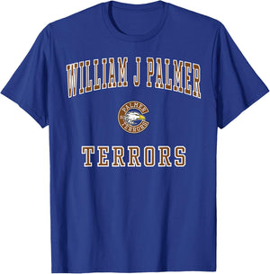 William J. Palmer High School Terrors C1 T-Shirt - T-Shirt | Royal