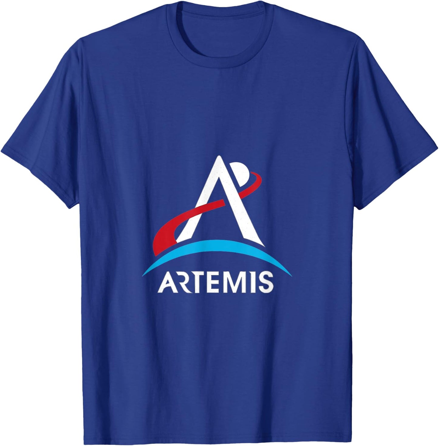 Official NASA Artemis Program White Logo T-Shirt - T-Shirt | Royal