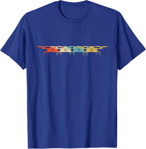 Drone Retro Flying Quadcopter T-Shirt - T-Shirt | Royal