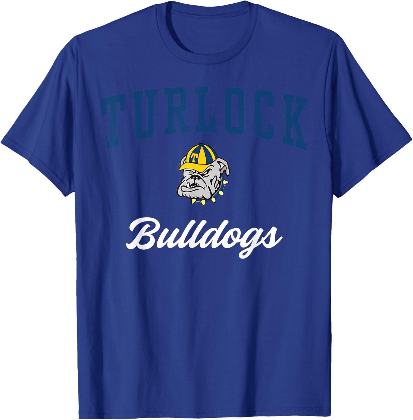 Turlock High School Bulldogs C3 T-Shirt - T-Shirt | Royal