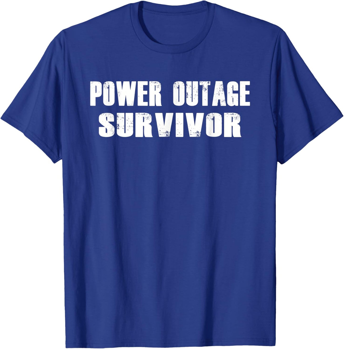 Power outage Survivor Nor Cal Blackout PG& E T-Shirt - T-Shirt | Royal