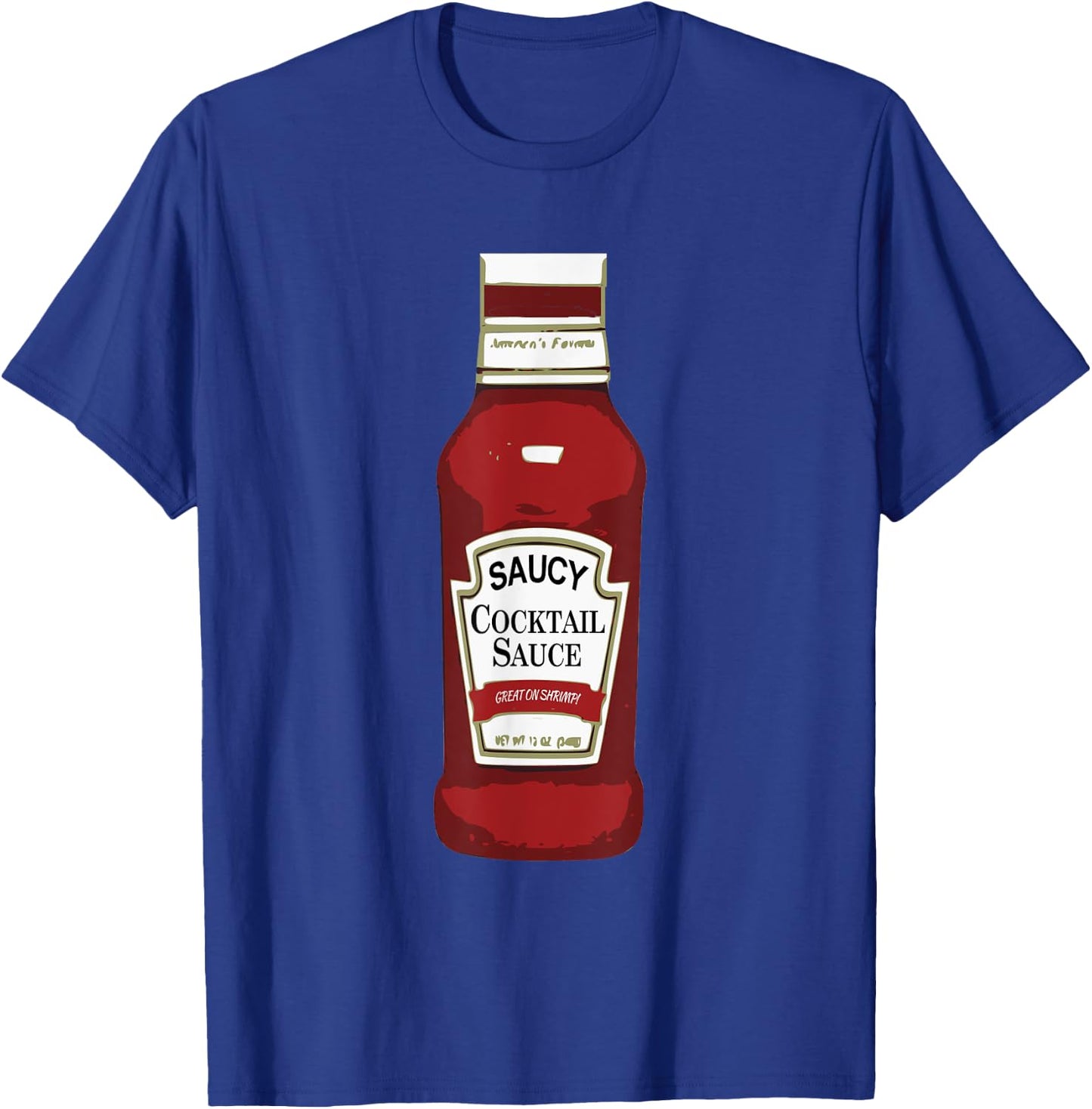 Funny Cocktail Sauce Costume Shirt Matching Group T-Shirt - T-Shirt | Royal