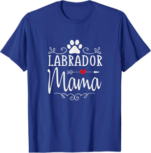 Labrador Mama - Labrador Mama Shirt Gift Labrador Lover T-Shirt - T-Shirt | Royal