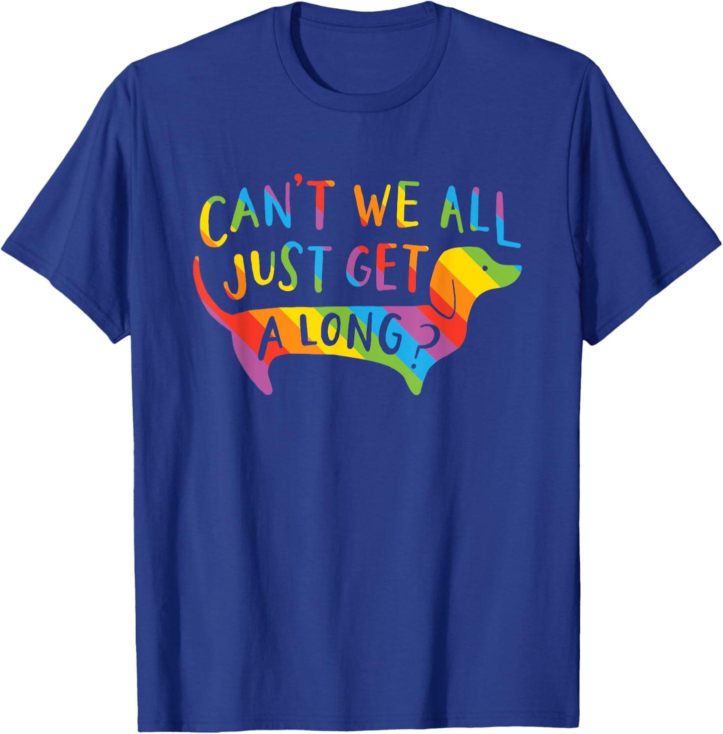 Gay Pride Dachshund Dog Shirt T-Shirt - T-Shirt | Royal