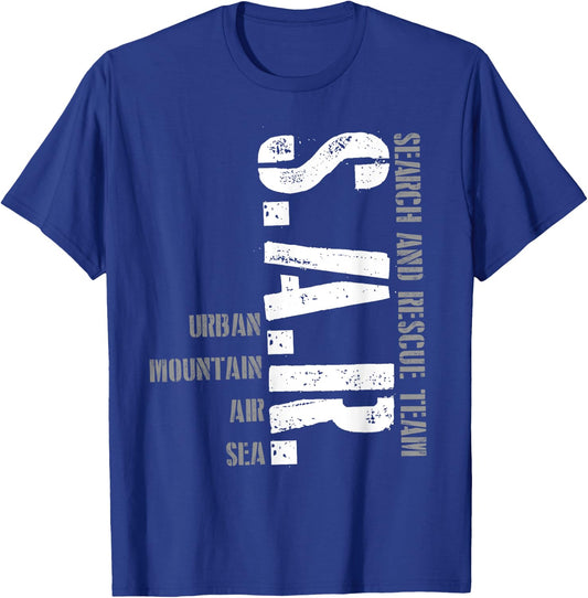 Search & Rescue Crew SAR Emergency Response Team T-Shirt - T-Shirt | Royal