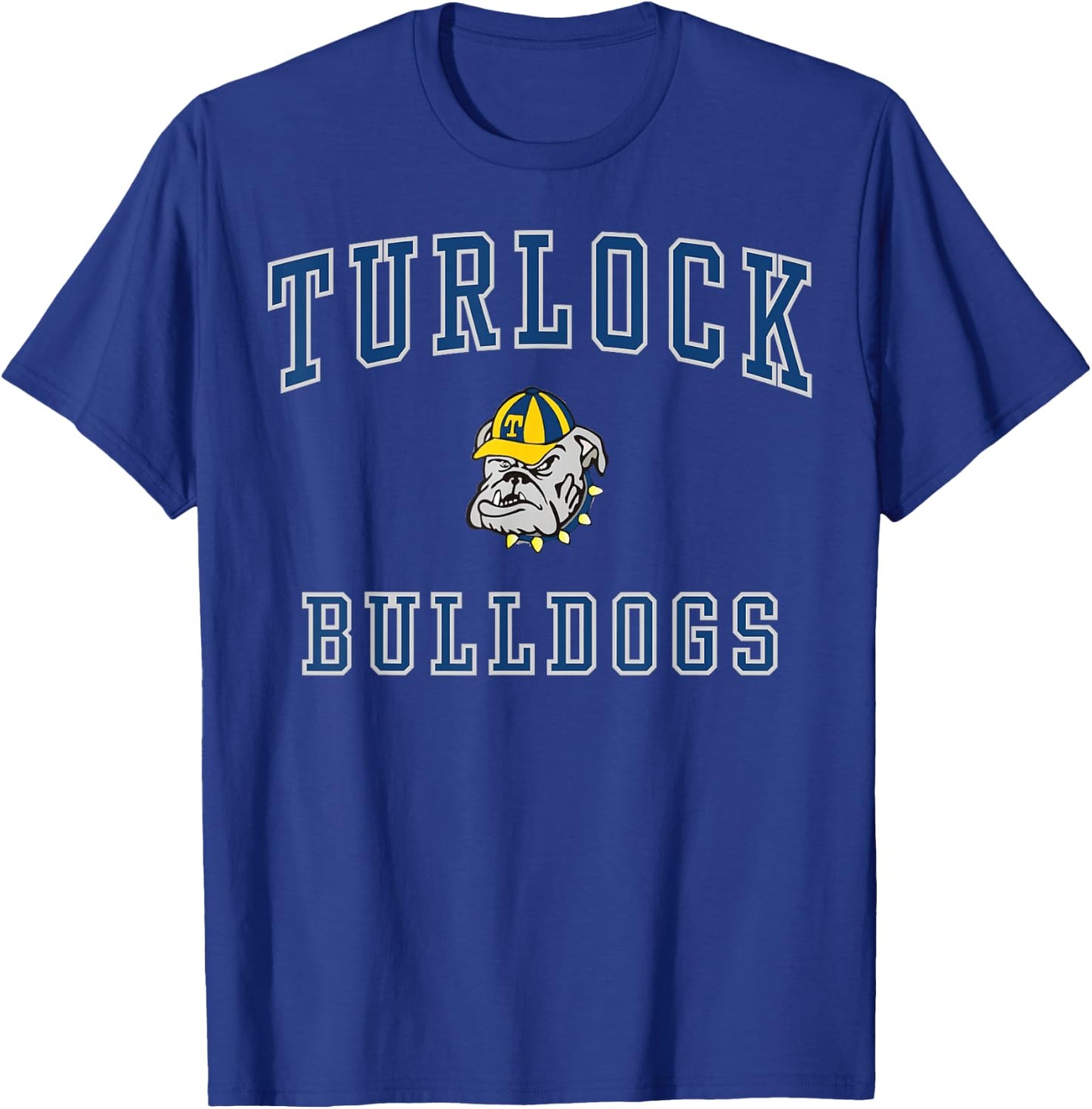 Turlock High School Bulldogs C1 T-Shirt - T-Shirt | Royal