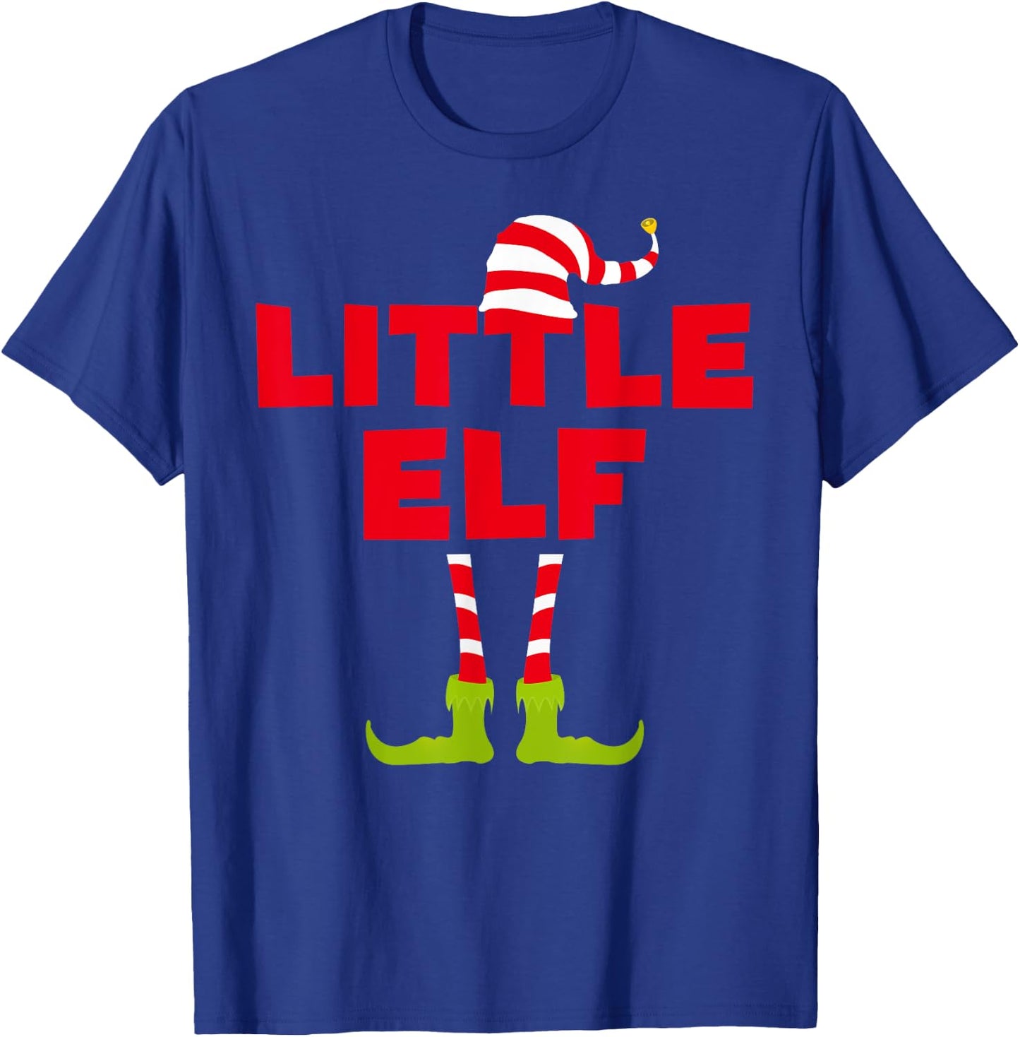 Little Elf Funny Matching Christmas Elf Shirt T-Shirt - T-Shirt | Royal