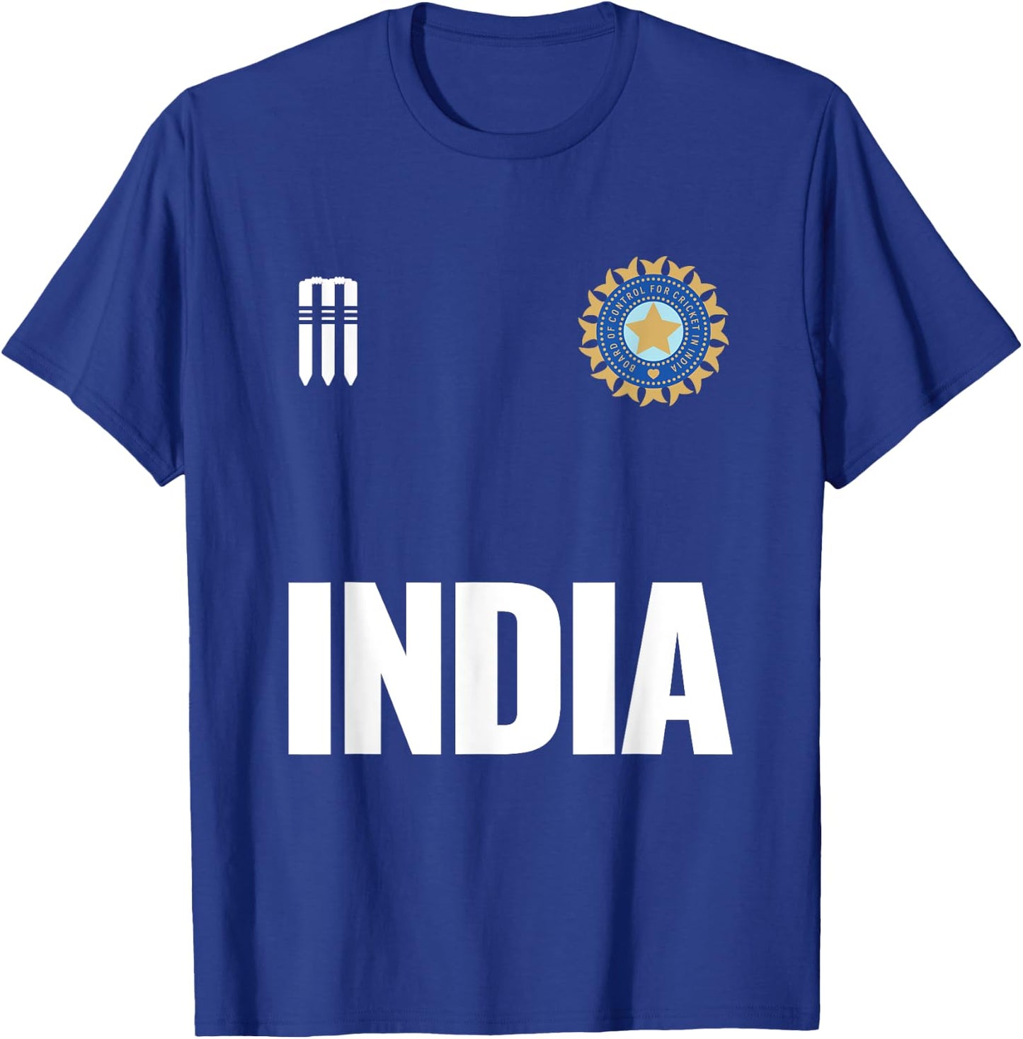 2020 India Cricket Jersey : Gift Indian Cricket Fans T-Shirt - T-Shirt | Royal
