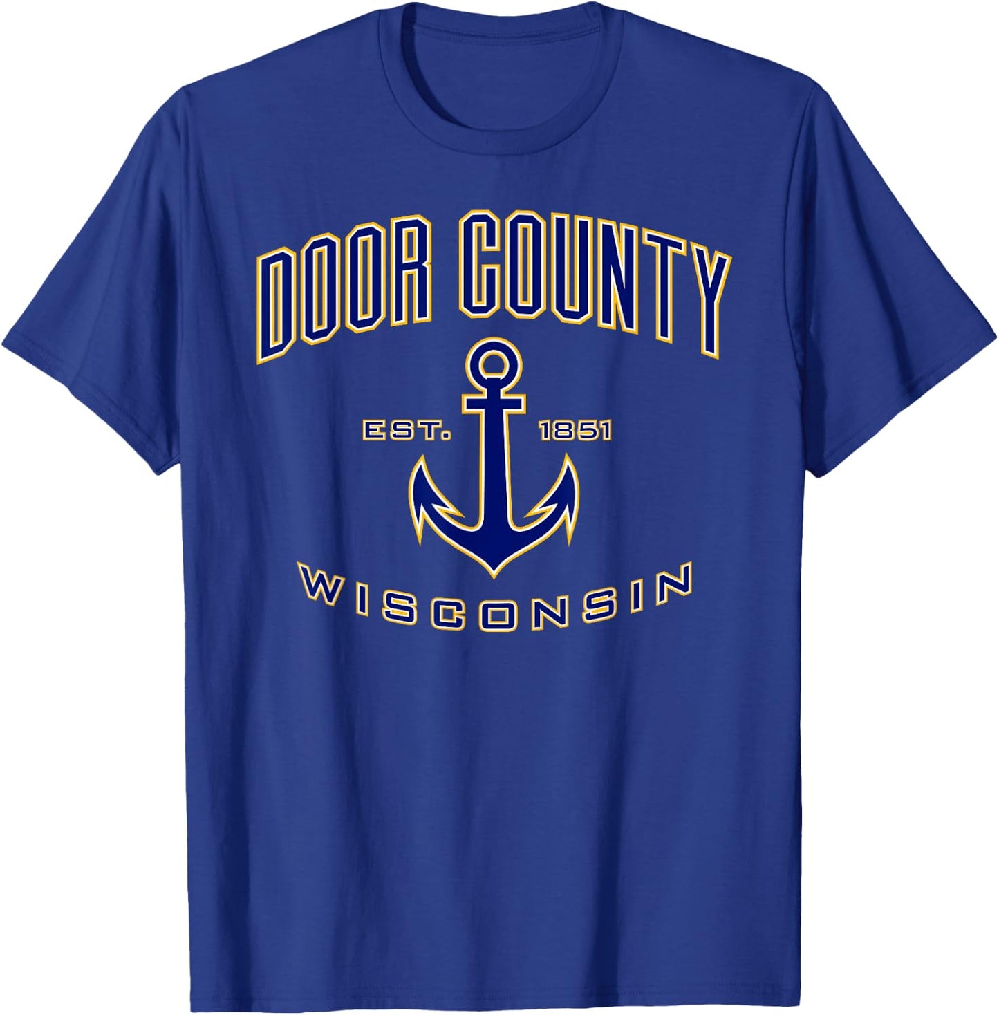 Door County Shirt , Men, Girls & Boys T-Shirt - T-Shirt | Royal