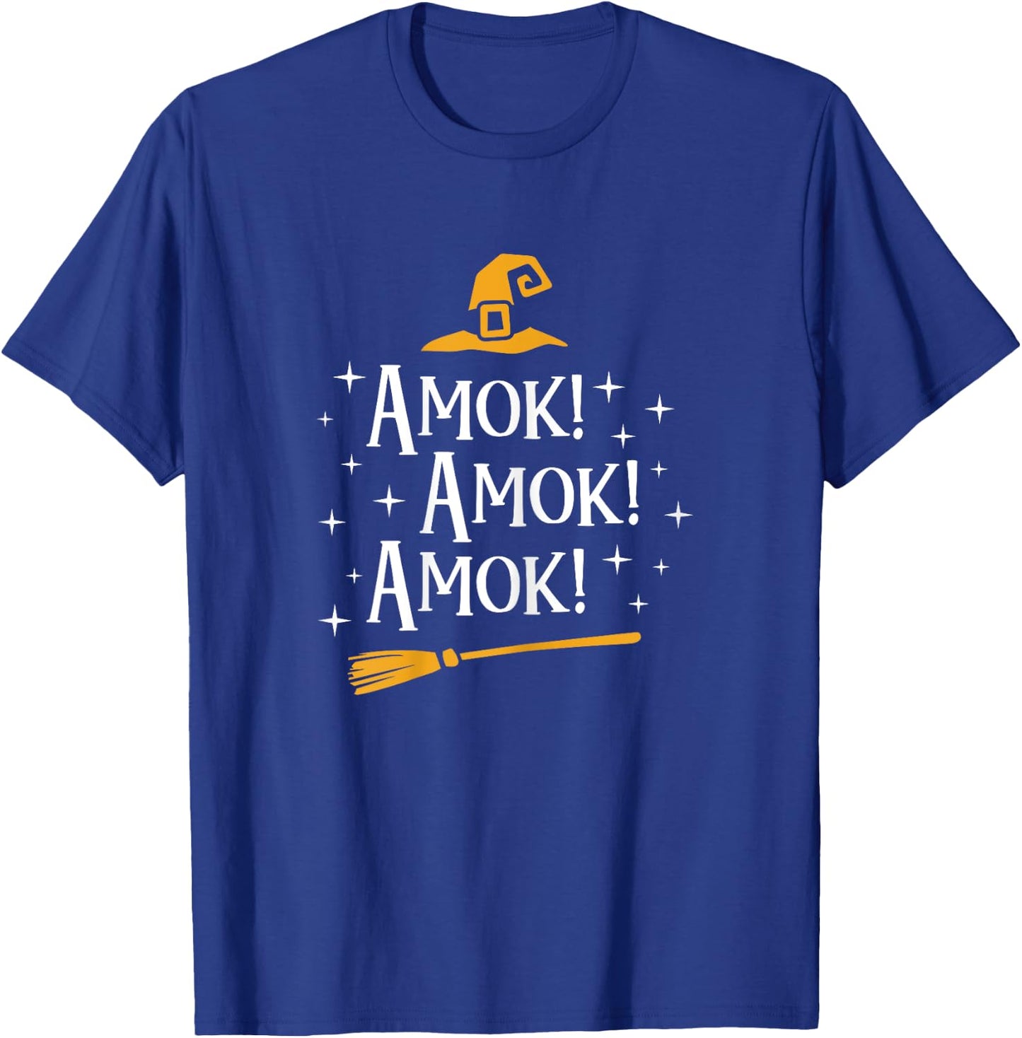 Amok Amok Amok T Shirt Cute Costume Idea Sisters Halloweens T-Shirt - T-Shirt | Royal