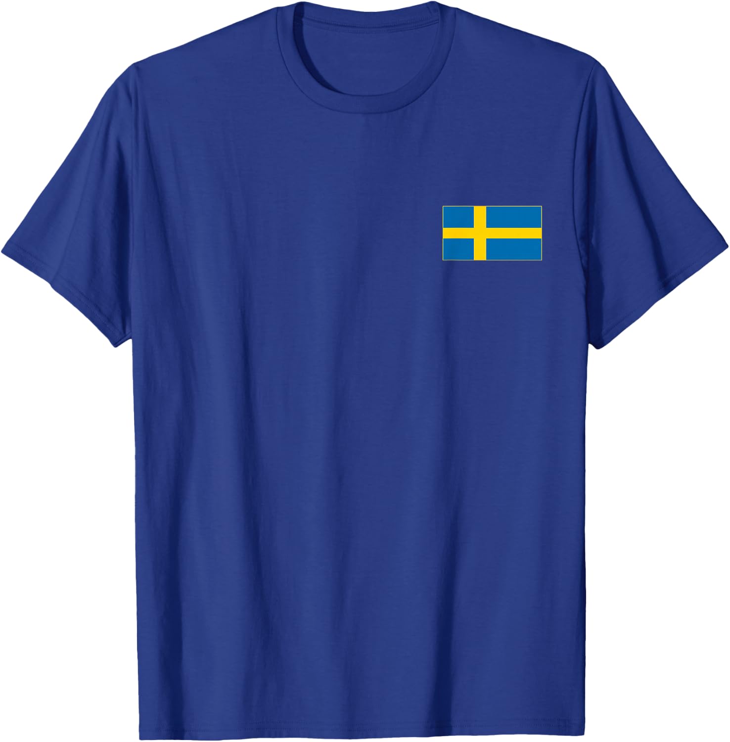 Sweden Flag Sverige Swedish Flags Women Men T-Shirt - T-Shirt | Royal