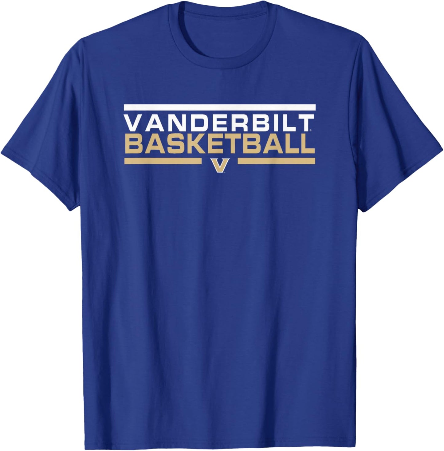 Vanderbilt Commodores Basketball Varsity Black T-Shirt - T-Shirt | Royal