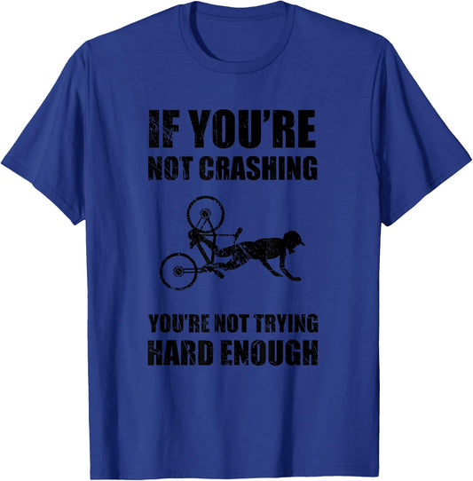 Funny Mountain Bike Crash Bicycle Accident Injury T-Shirt - T-Shirt | Royal
