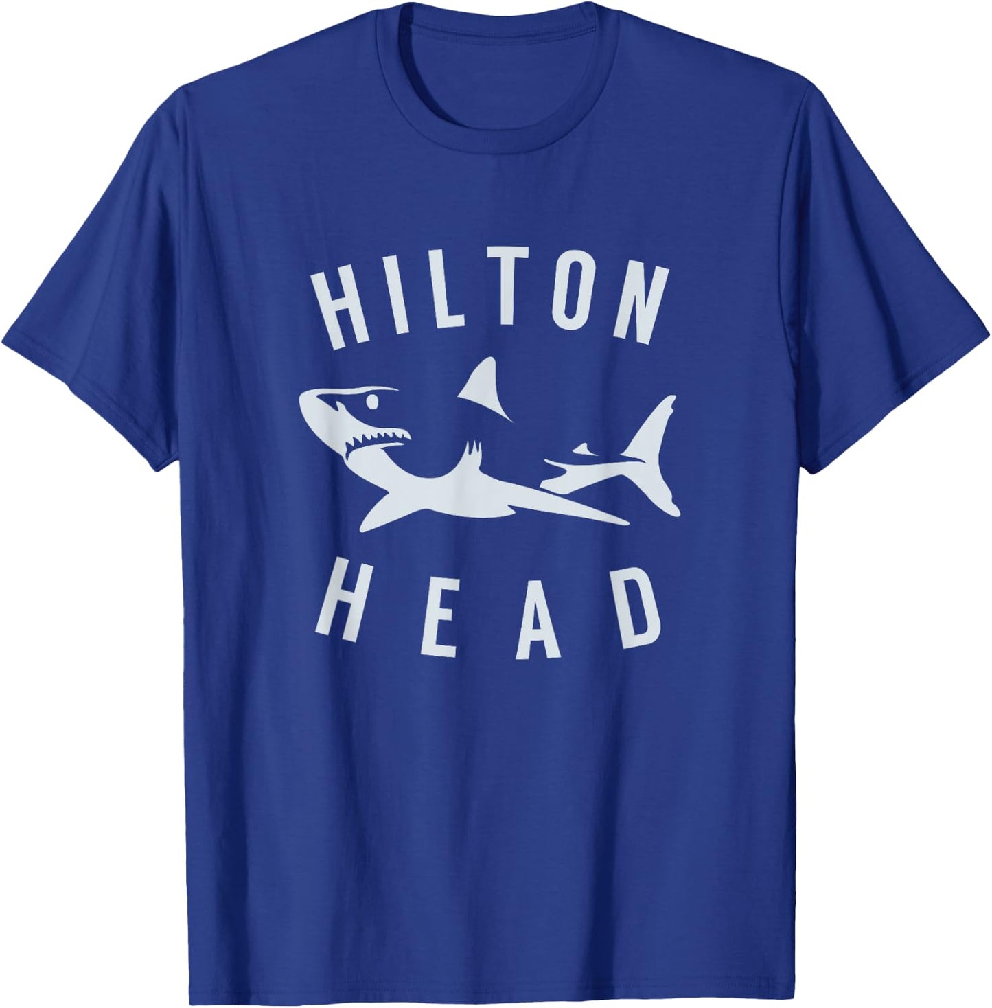 Hilton Head South Carolina T Shirt Shark SC Souvenir T-Shirt - T-Shirt | Royal