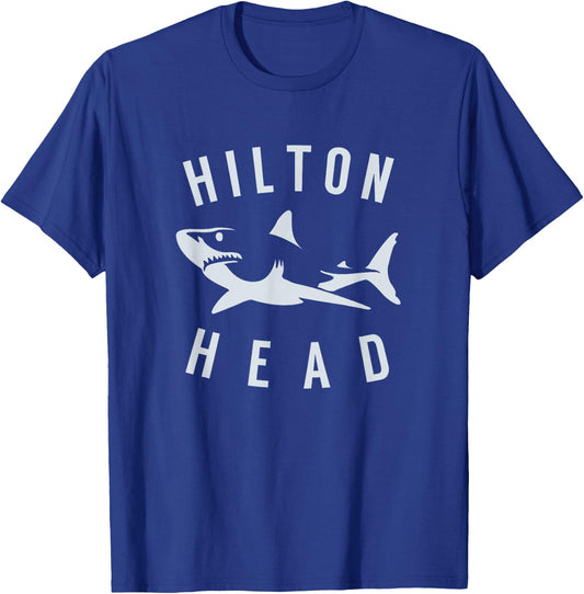 Hilton Head South Carolina T Shirt Shark SC Souvenir T-Shirt - T-Shirt | Royal