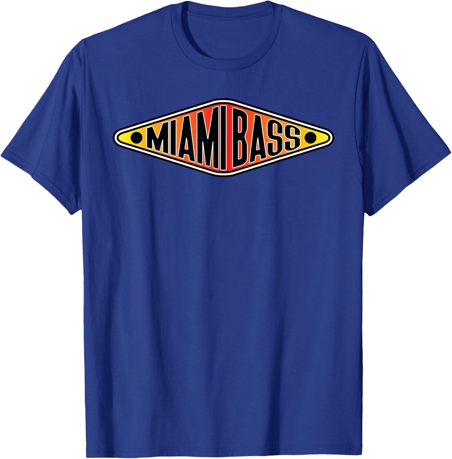 Miami Bass Shirt – The Retro Beats Rap Hip Hop T-Shirt - T-Shirt | Royal