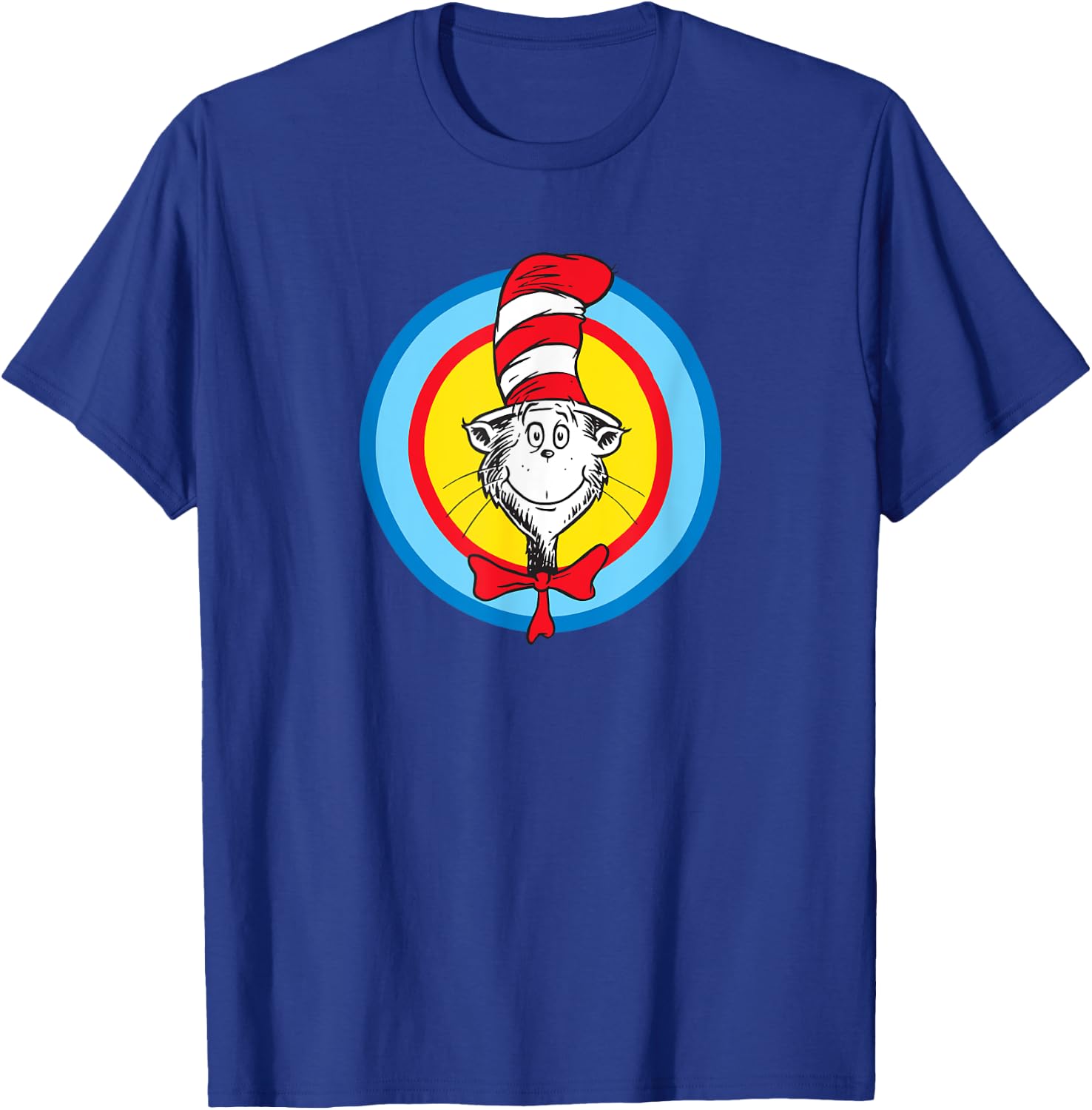 Dr. Seuss Bull's-eye Cat T-Shirt - T-Shirt | Royal