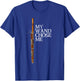 My Wand Chose Me Bassoon Player T shirt Funny Bassoon Humor T-Shirt - T-Shirt | Royal