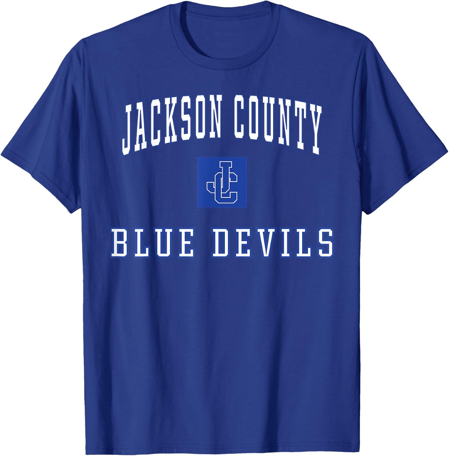Jackson County High School Blue Devils C1 T-Shirt - T-Shirt | Royal