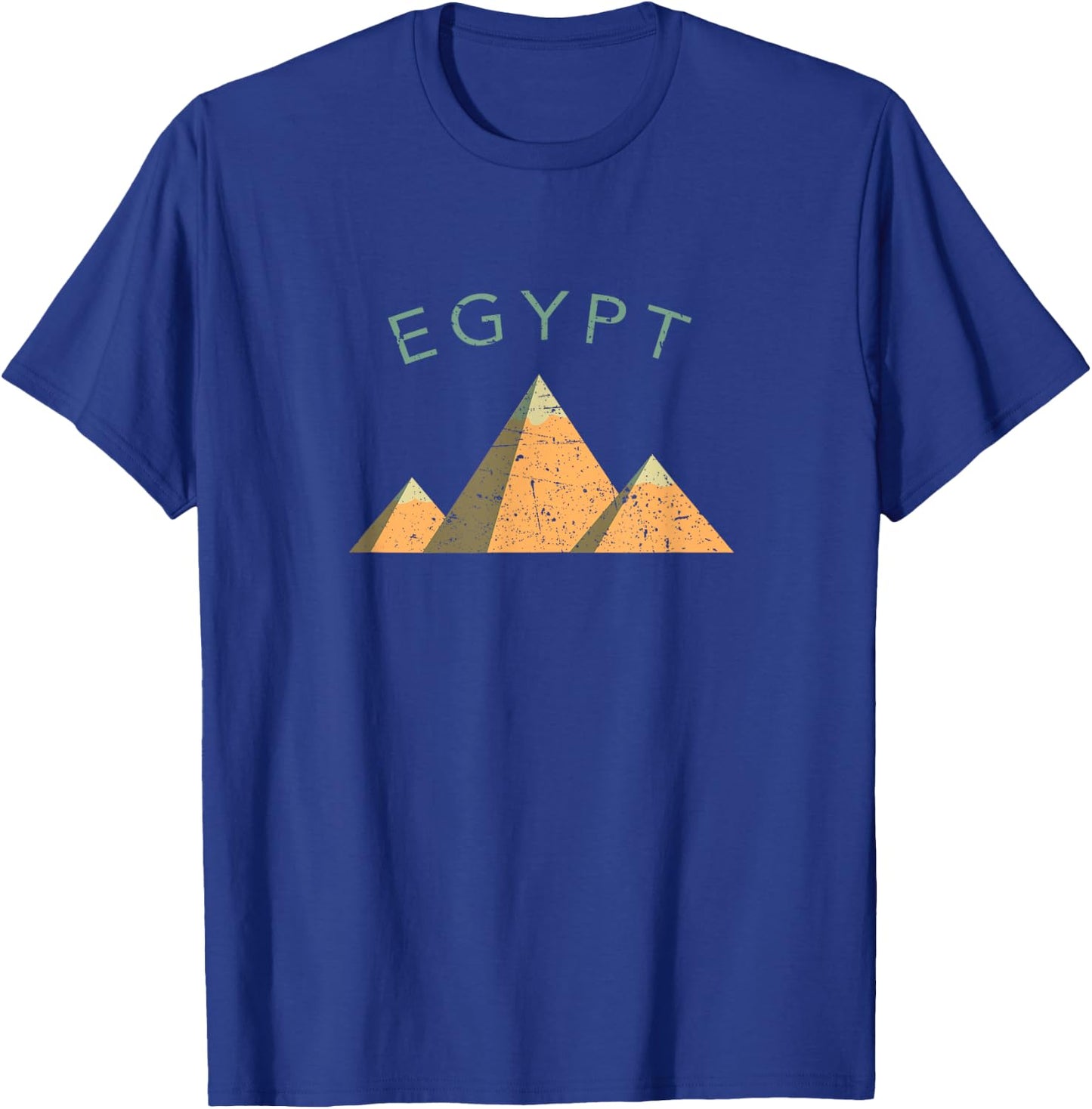 Egypt Pyramids Giza Cairo Distressed Style T-Shirt - T-Shirt | Royal