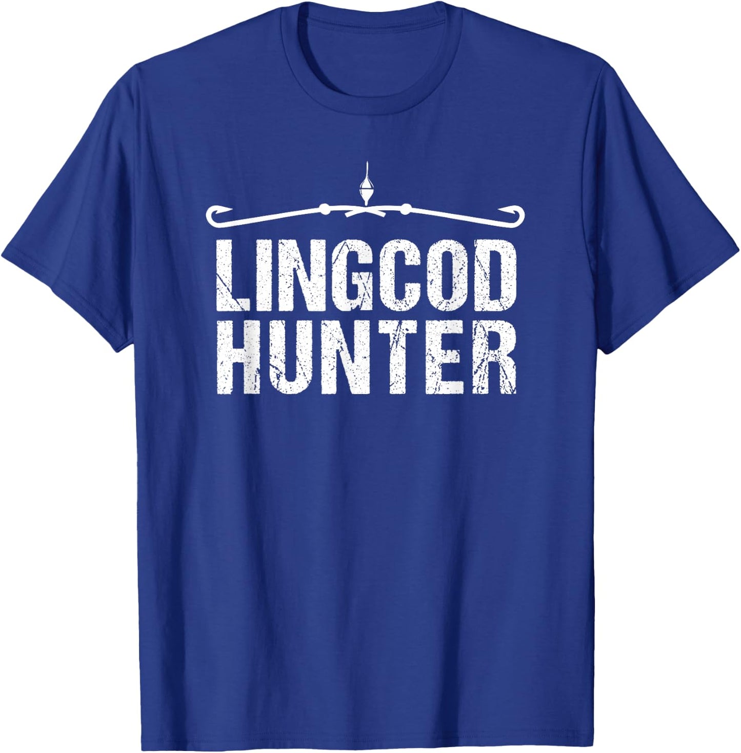 Fishing Shirts | Lingcod Hunter Shirt T-Shirt - T-Shirt | Royal