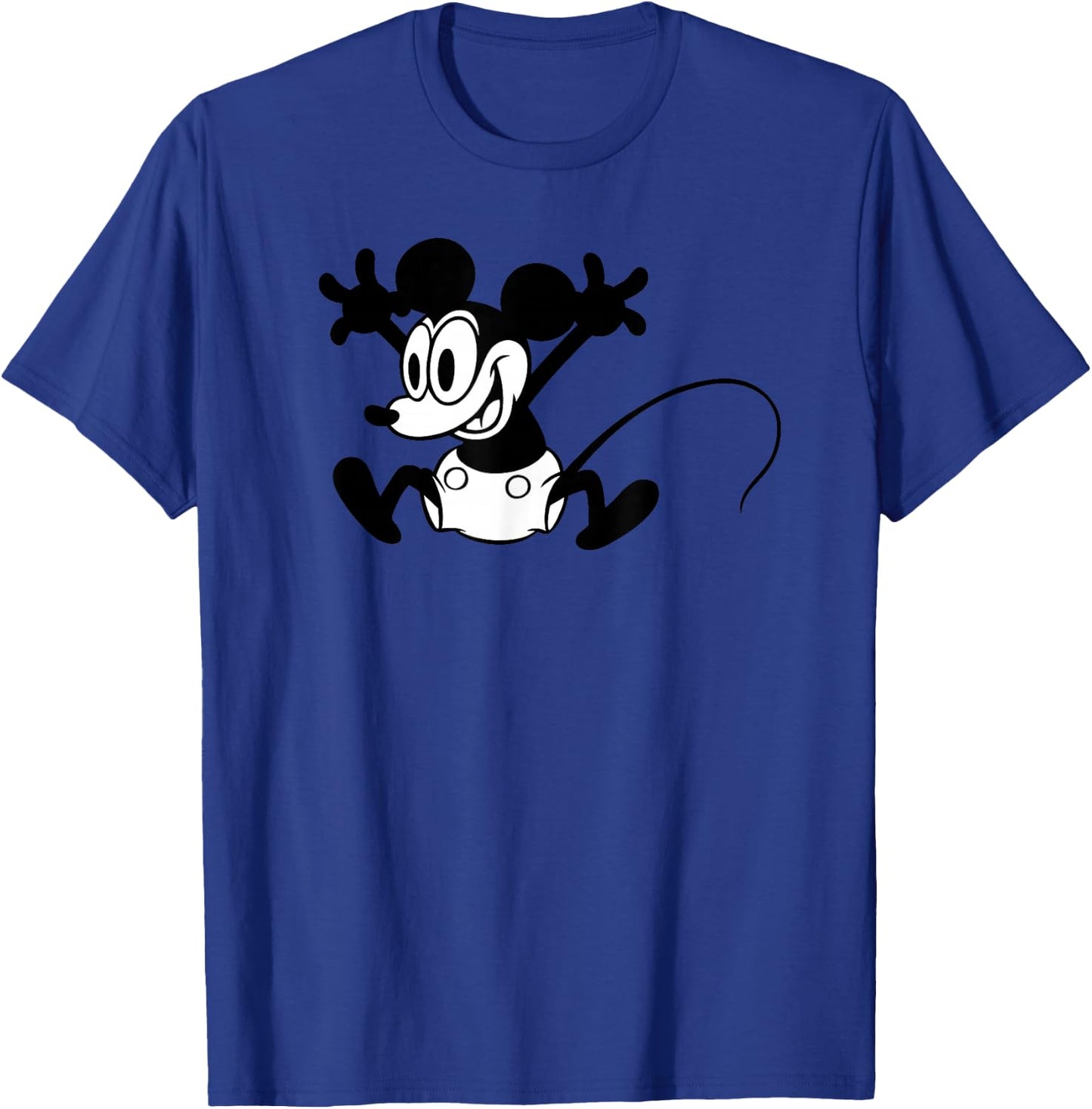 Disney - Classic Vintage Mickey Mouse T-Shirt - T-Shirt | Royal