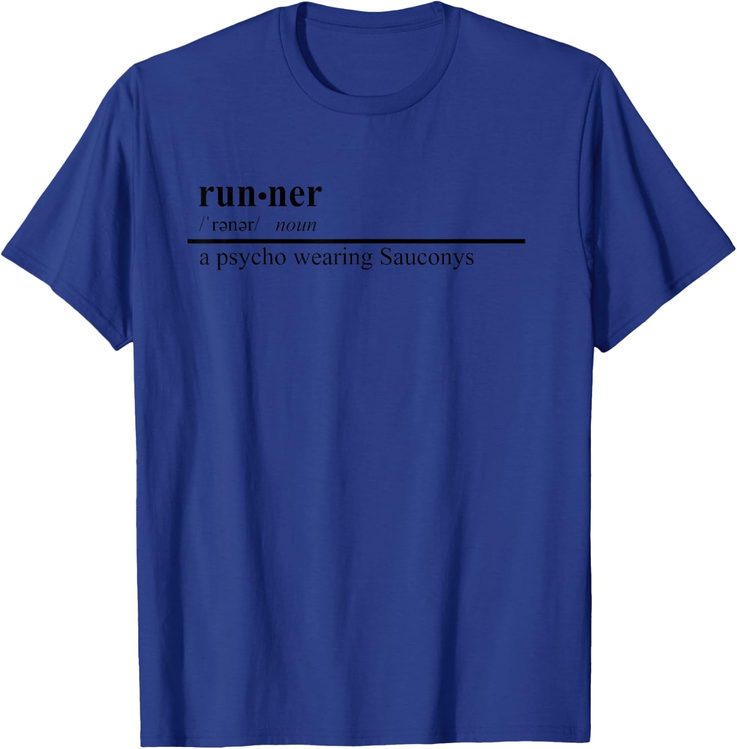 Saucony Runner , Grey, -Adults, Running, Classic Fit, Short Sleeve T-Shirt - T-Shirt | Royal
