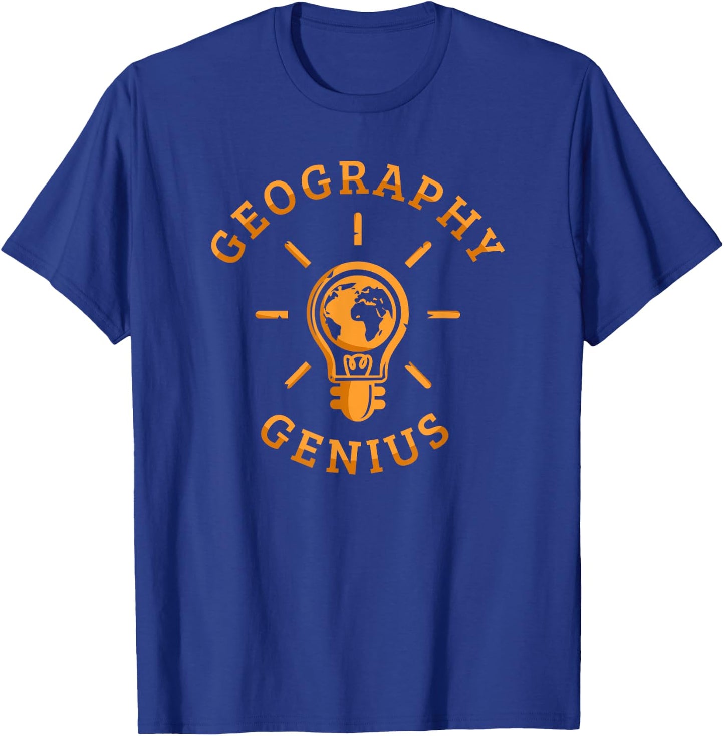 Geography Genius School Subject Geek T-Shirt - T-Shirt | Royal