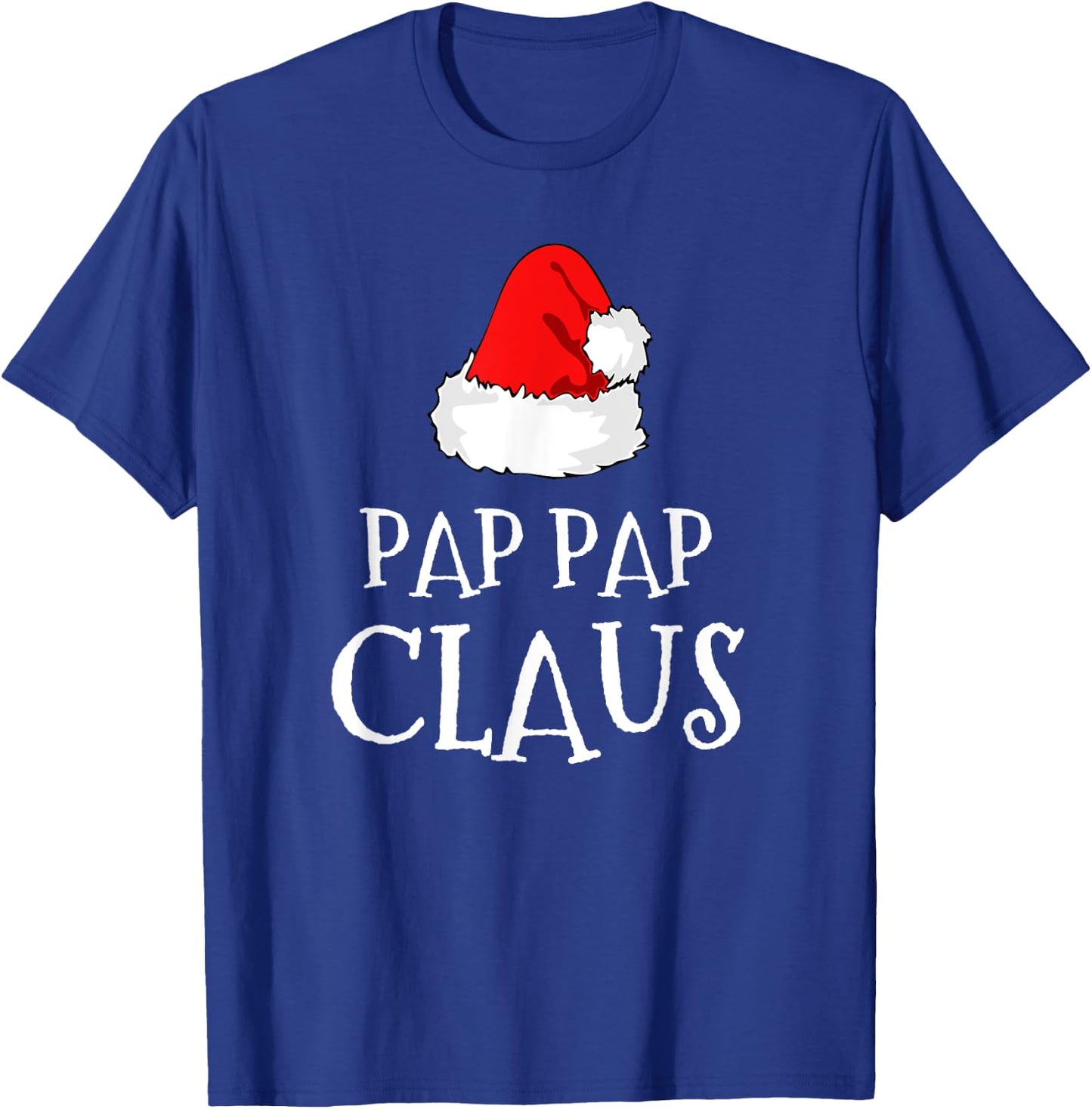 Pap-Pap Claus Christmas Santas Pajama Family Matching PapPap T-Shirt - T-Shirt | Royal