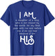 I am His, Daughter of a King Shirt Girls I do not fear T-Shirt - T-Shirt | Royal
