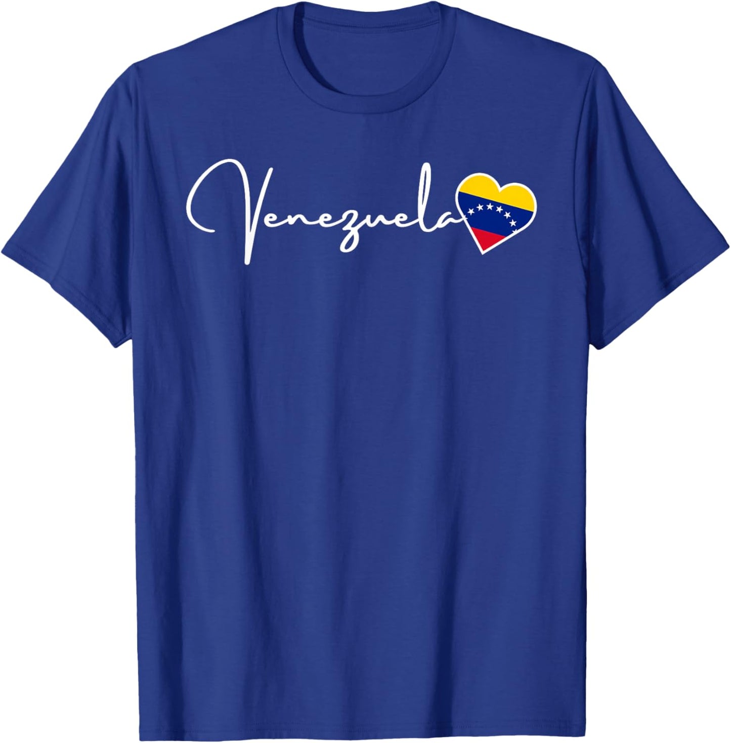 Venezuela Heart Flag Pride Heritage Venezuela T-Shirt - T-Shirt | Royal