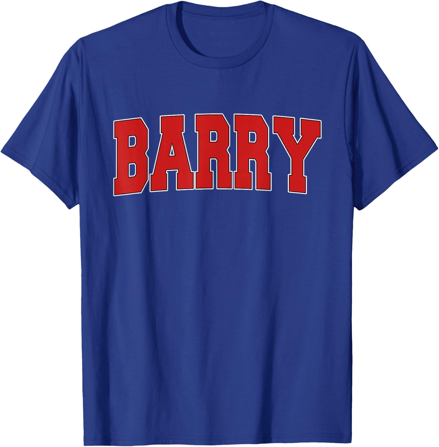 BARRY UNITED KINGDOM Varsity Style Vintage Retro UK Sports T-Shirt - T-Shirt | Royal