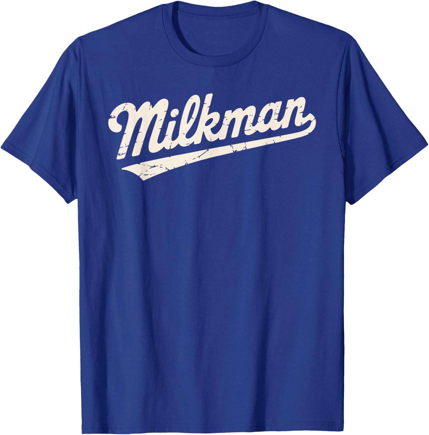 Best Milkman Costume Boys Dad Milk Man Milkman T-Shirt - T-Shirt | Royal