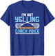 Lacrosse Coach Gift Lax Sticks Funny Coach Voice T-Shirt - T-Shirt | Royal