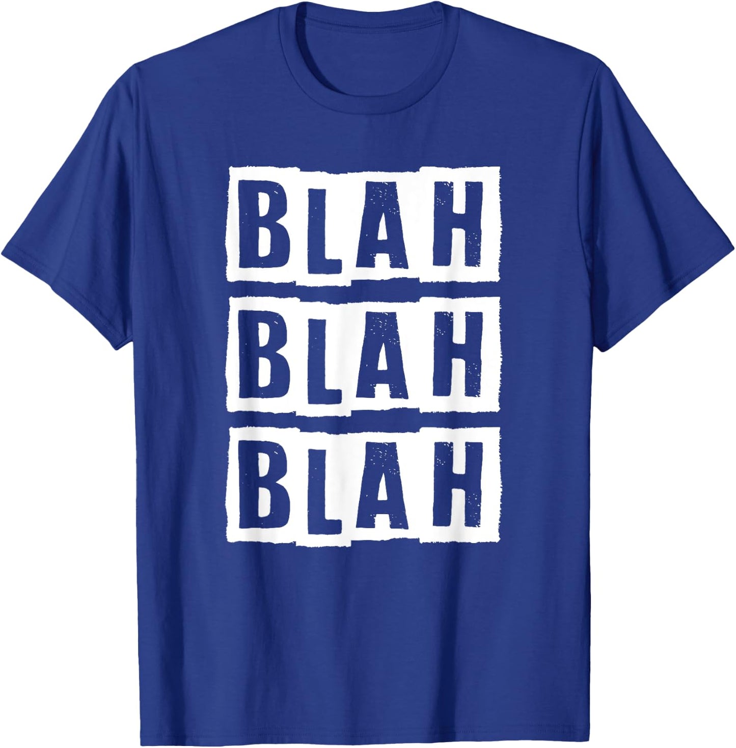 Blah Blah Blah Cynic T-Shirt - T-Shirt | Royal