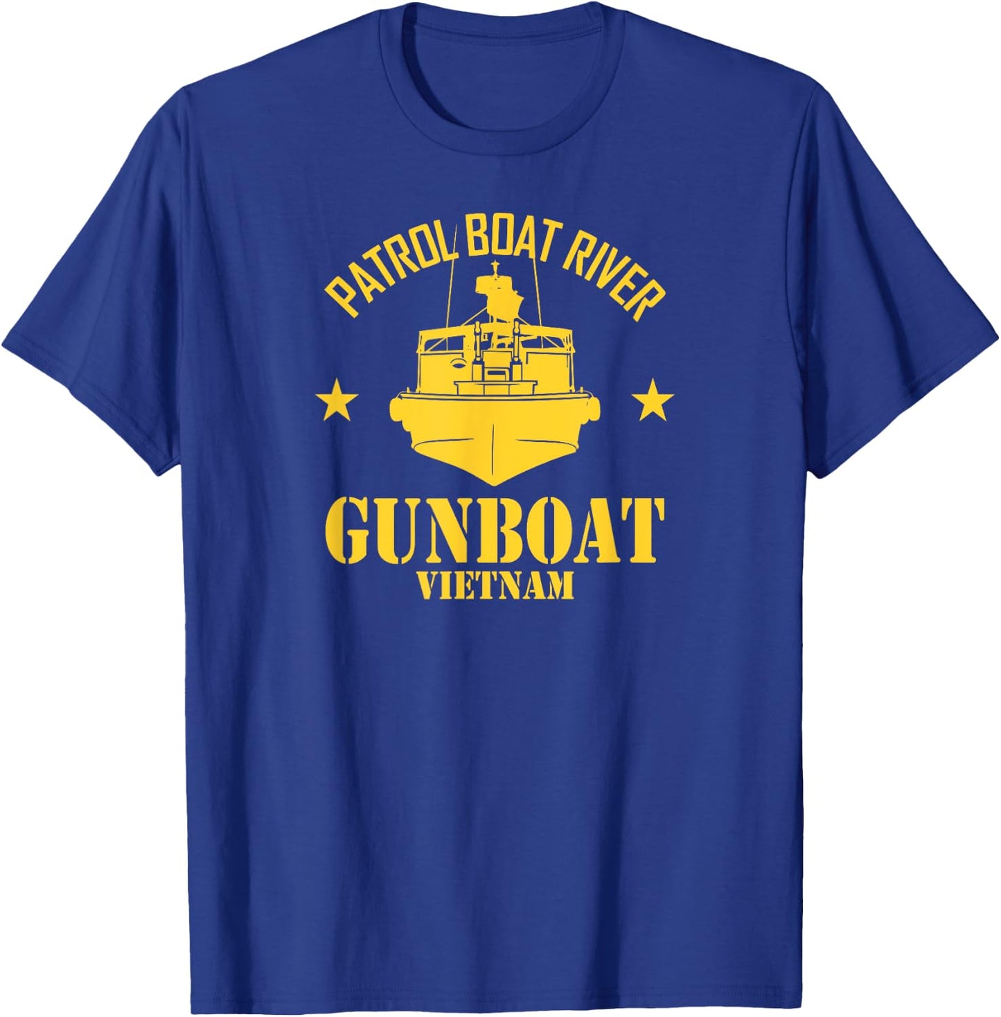 Patrol Boat River - Gunboat Vietnam T-Shirt - T-Shirt | Royal