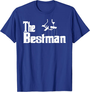 Bachelor Party or Wedding The Bestman Groomsmen T-Shirt - T-Shirt | Royal