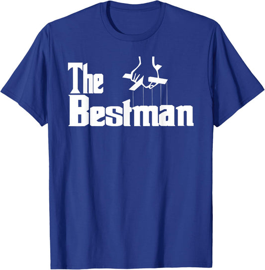 Bachelor Party or Wedding The Bestman Groomsmen T-Shirt - T-Shirt | Royal