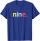9th Birthday Shirt Boy 9 Year Old Nine | Age 9 Party Ideas T-Shirt - T-Shirt | Royal