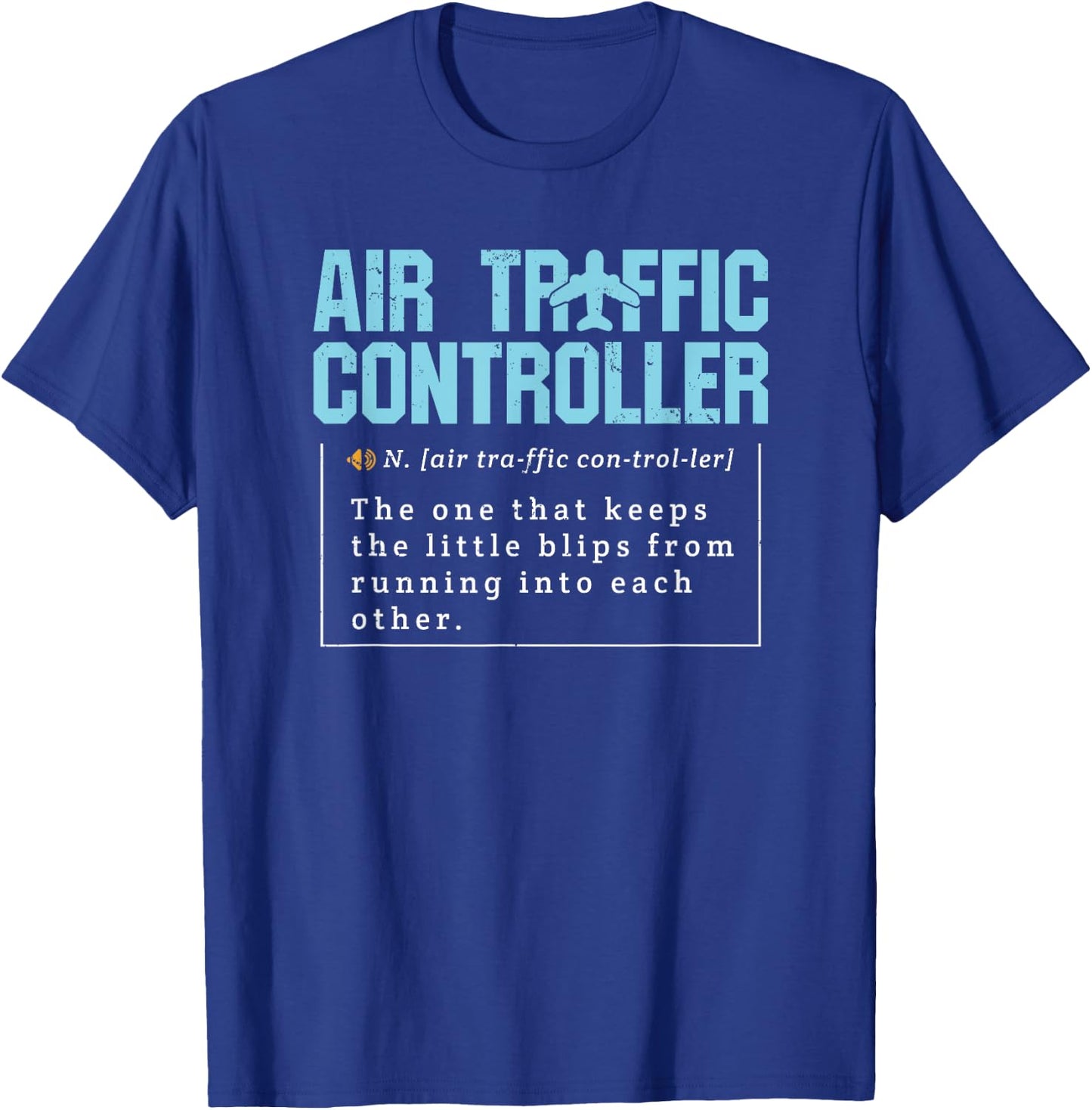 Funny Air Traffic Controller - Definition T-Shirt - T-Shirt | Royal