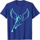 Pegasus Outline T-Shirt - T-Shirt | Royal
