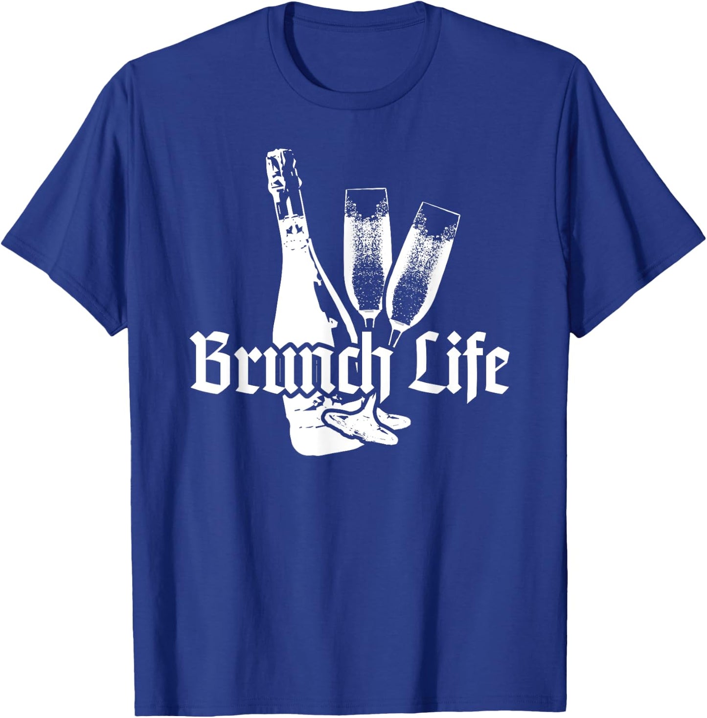 Brunch Life T Shirt Women Family BFF Drinking Funny T-Shirt - T-Shirt | Royal