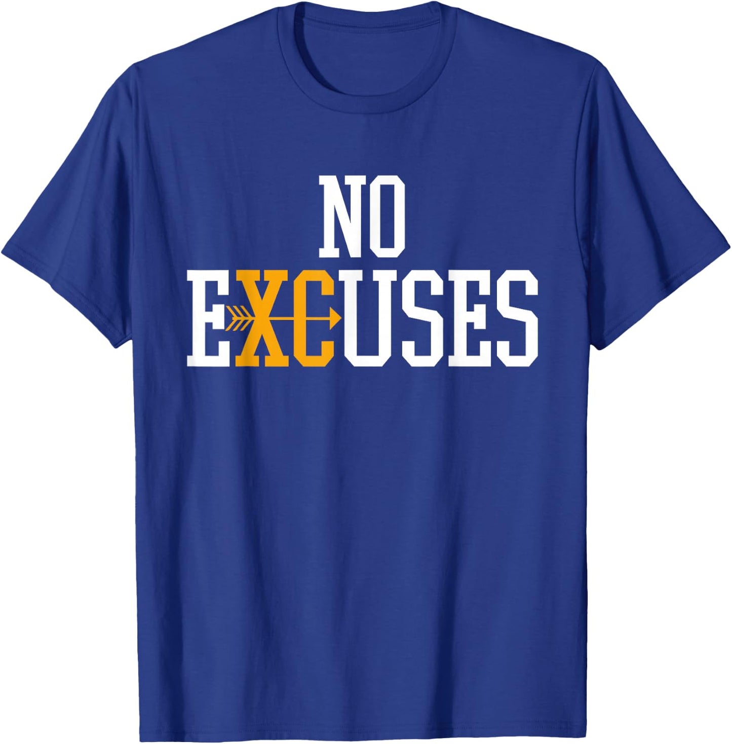 No Excuses Cross Country Track And Field Running T-Shirt - T-Shirt | Royal