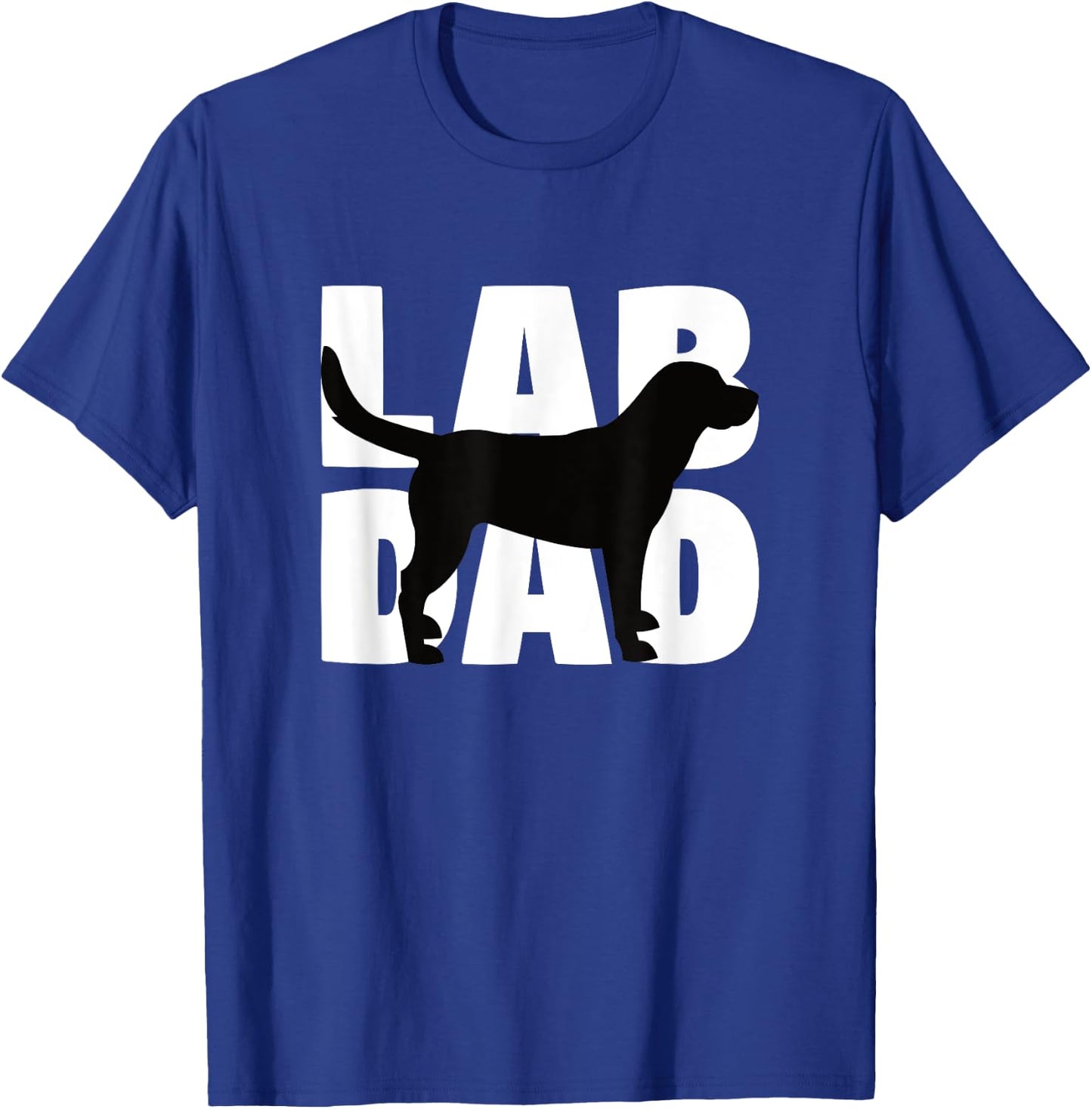 Lab Dad Labrador Retriever Dad Gift Dog Dads Men Women Kids T-Shirt - T-Shirt | Royal