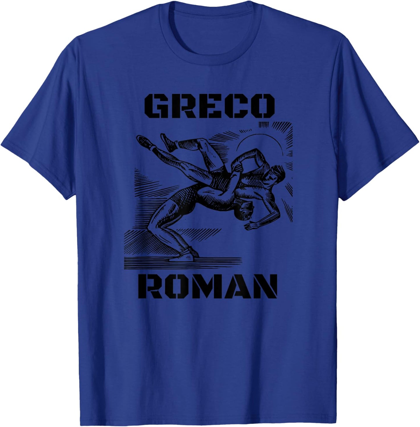 Greco Roman Wrestling T-Shirt - T-Shirt | Royal