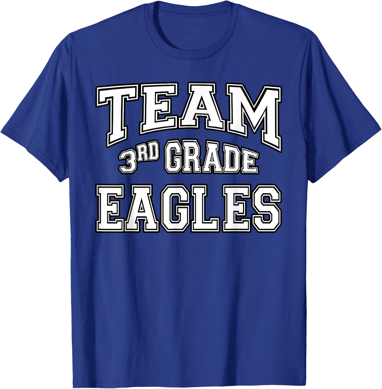 Team 3rd Third Grade Eagles Student Back To School T-Shirt - T-Shirt | Royal