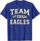 Team 3rd Third Grade Eagles Student Back To School T-Shirt - T-Shirt | Royal