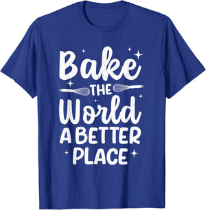 Cool Baking Design Women Cake Baker Dessert Baking T-Shirt - T-Shirt | Royal
