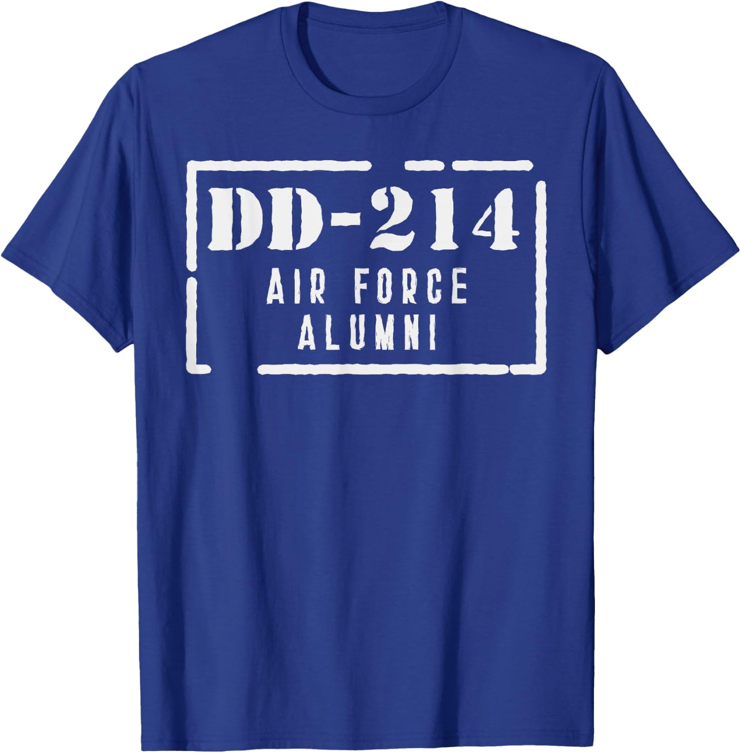DD-214 Air Force Alumni Proud USA Armed Forces Veteran Gift T-Shirt - T-Shirt | Royal